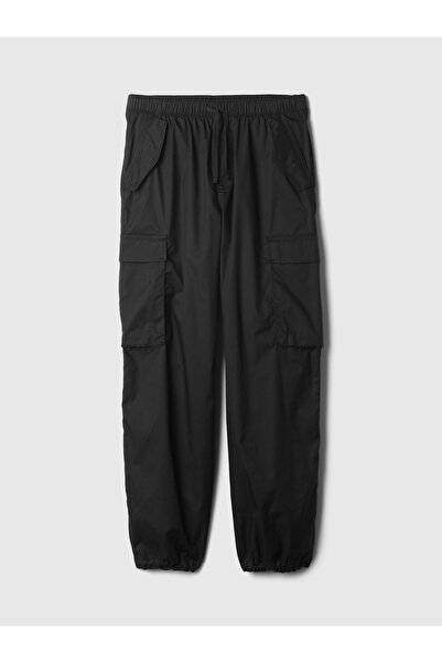 GAP Erkek Siyah Baggy Kargo Pantolon