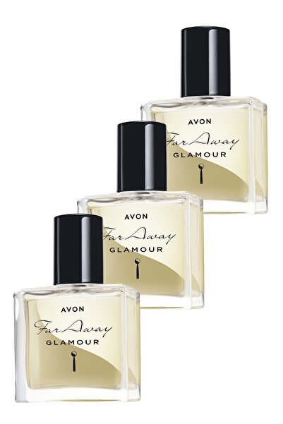AVON Far Away Glamour Kadın Parfüm Edp 30 Ml. Üçlü Set