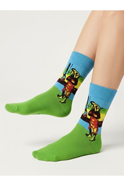 Generic Brand La Orana Maria Art Socket Socks