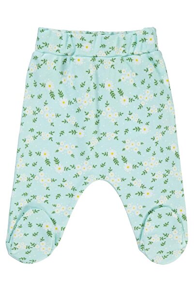 Civil Baby Daisy Printed Booties 1-6 Months Single Bottom Baby - Green1-3 Months