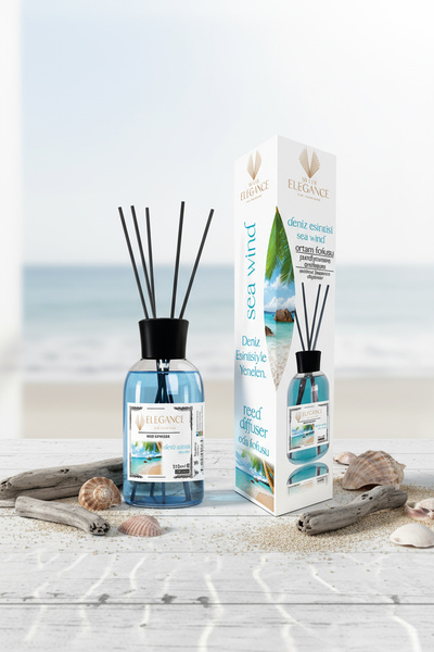 Elegance vip Perfume Deniz Esintisi Reed Diffuser Bambu Çubuklu Oda Kokusu (1...