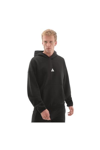 adidas JD4954-E M Fı Sl Hd Erkek Sweatshirt Siyah