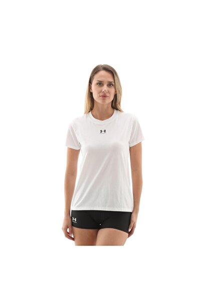 Under Armour Campus Core Γυναικείο T-Shirt με λευκό στρογγυλό λαιμό