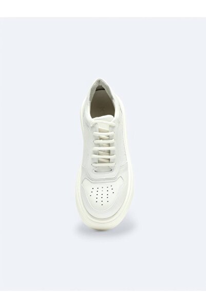 Kip Off-White Leather Sneakers