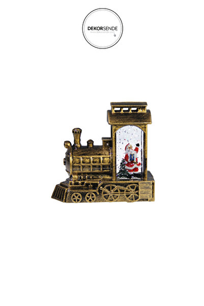 Dekorsende قطار كرة الثلج ذو الطابع الجديد لعيد الميلاد سانتا كلوز عتيق مقاس ...