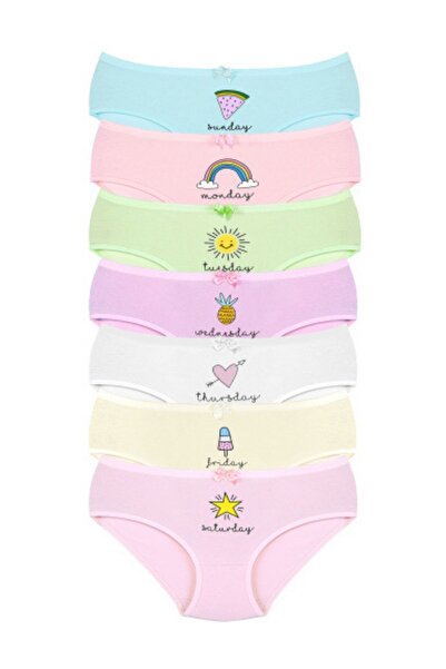 Newlilla 007 Girl Mix Color Pachet 7 Chiloți Imprimați V21