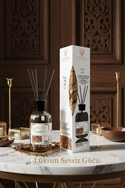 Elegance vip Perfume Oud Reed Diffuser Bambu Çubuklu Oda Kokusu 110 ml