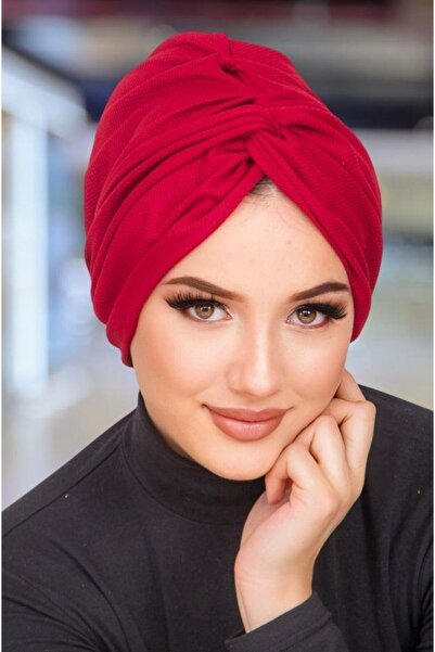 Aişe tesettür Μπονέ Καπέλο με Στριφτό Κόμπο