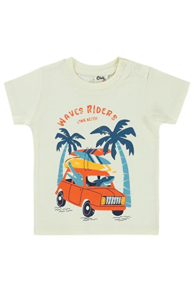 Civil Baby Baby Boy T-Shirt 6-18 Months Cream