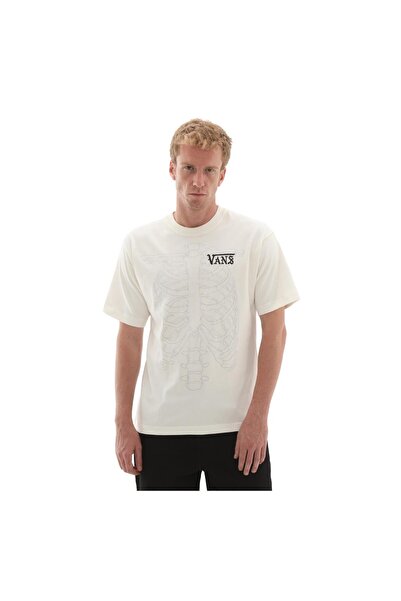 Vans 000PJTC9F1-R Ανδρικό μπλουζάκι Mte Ribcage Reversible Ss Tee Λευκό