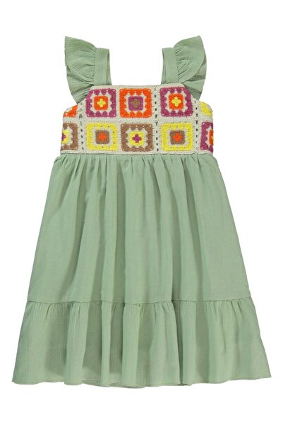 Civil Girls فستان روبا منقوش للأعمار من 6 إلى 9 سنوات - أخضر للأعمار من 9 إلى...