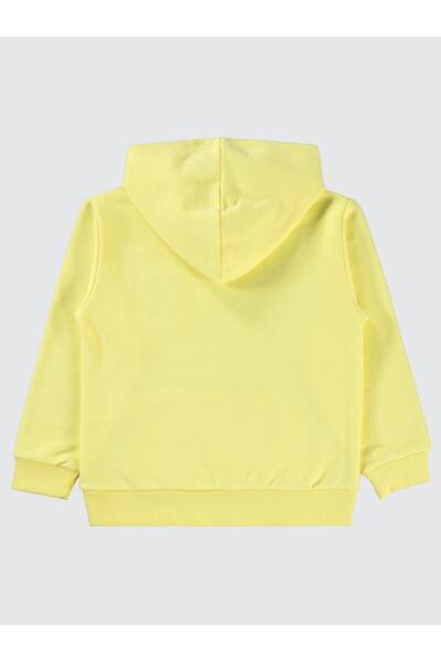 Civil Girls Kız Çocuk Sweatshirt 6-9 Yaş Sarı