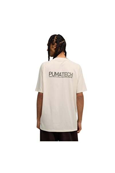 Puma 632100-87 Ανδρικό μπλουζάκι Pumatech Relaxed Graphic Tee Cream