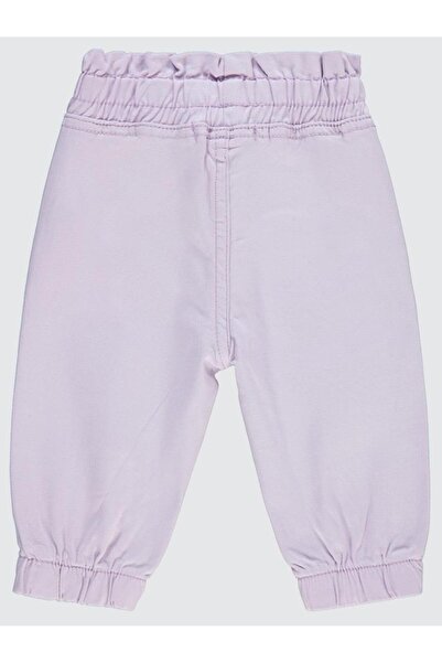 Civil Baby Bel Fırfırlı 6-18 Ay Pantolon - Lila 9-12 Ay
