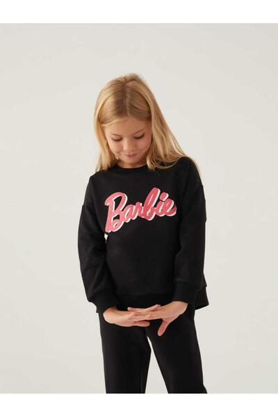Barbie Роли Поли момиче сервитьорка 9-14 години суитшърт - черен 14-15 години