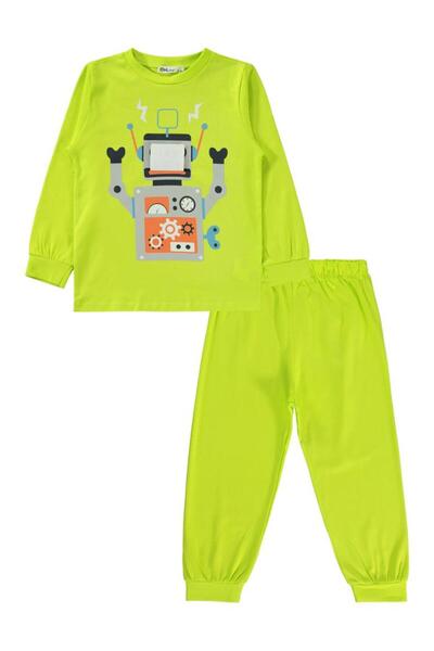 Civil Boys Boy's Pajama Set 2-5 Years Lemon Yellow