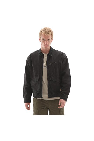Timberland B0A5Tgf0011-R Strafford Washed Canvas Jacket Men's Jacket Black