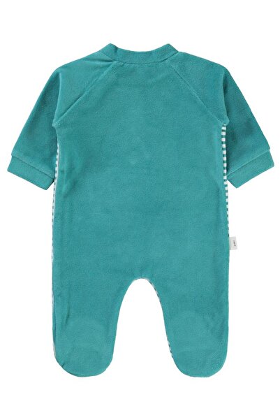 Civil Baby Erkek Bebek Patikli Tulum 1-6 Ay Petrol