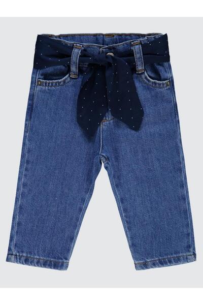 Civil Baby Beli Fırfırlı 6-18 Ay Pantolon - Mavi 18-24 Ay