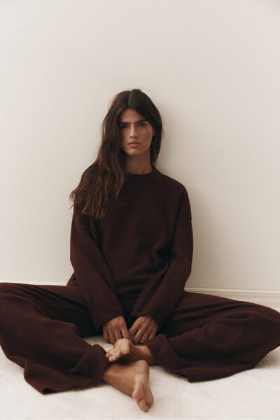 H&M İnce Triko Pantolon