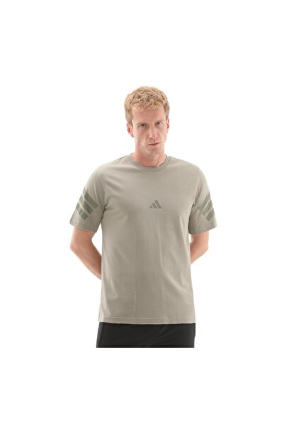 adidas Ανδρικό μπλουζάκι JW7073-E M Fı 3S Reg T Χακί