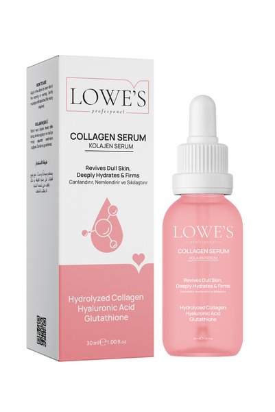 Kozmetik Lowes Collagen Serum 30 ml – Skin Firming, Moisturizing and Rejuvenating Facial Serum