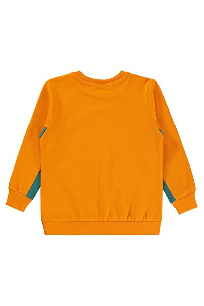 Civil Boys سويت شيرت ديناصور مطبوع للأعمار من 2-5 سنوات - برتقالي للأعمار من ...