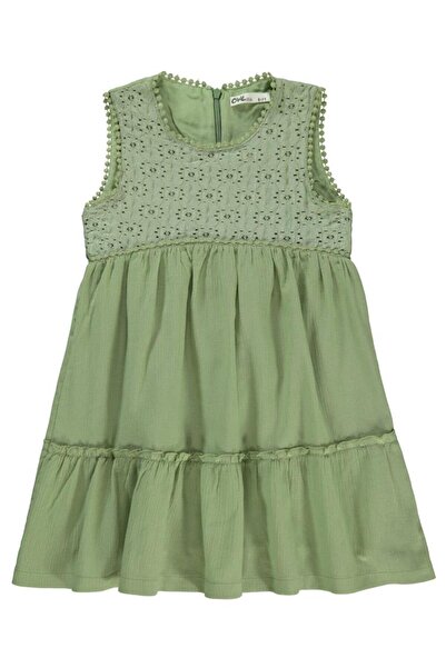 Civil Girls فستان بناتي من 6 إلى 9 سنوات باللون الأخضر