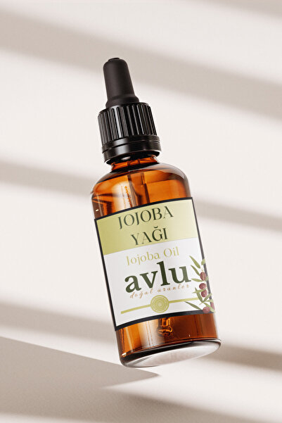 Avlu Doğal Ürünler %100 Saf Jojoba Yağı 20 ml – Doğal Nemlendirici, Cilt ve S...