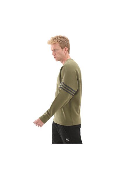 adidas JW7917-E Nc Ls Os Crew Erkek Sweatshirt Haki
