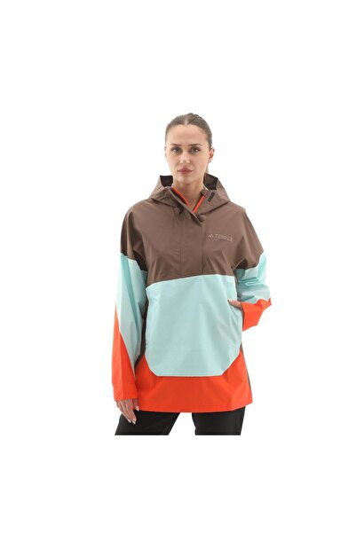 adidas Jl9813-K W Xp 2.5 Anorak Women's Sweatshirt Brown