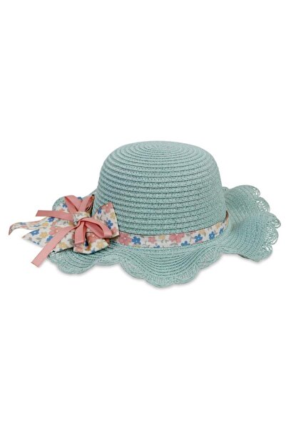Kitti Civil Girls 6-9 Years Old Girls' Straw Hat - Green Standard