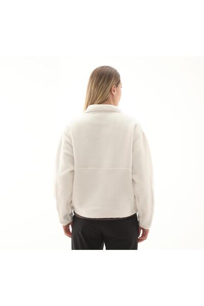 THE NORTH FACE F0A8EUZQLI1-R W Yumıorı Off Peak Full Zip Jacket Γυναικείο Μπουφάν Λευκό