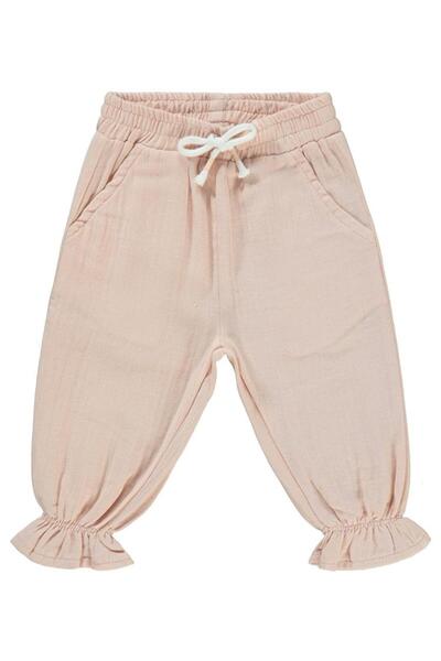 Civil Baby Müslin Basic 6-18 Ay Pantolon - Pembe9-12 Ay