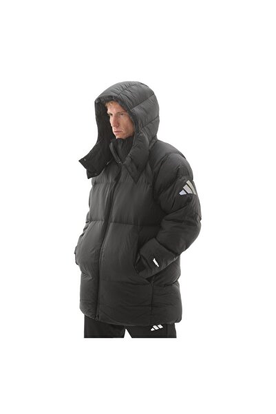 adidas JL6960-E Myshelter Parka Erkek Mont Siyah