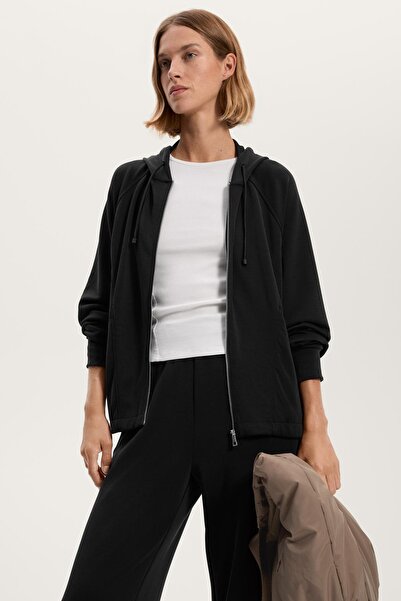 Oysho Kapüşonlu modal triko ceket