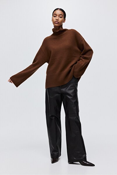 H&M Kaşmir Karışımlı Balıkçı Yaka Kazak