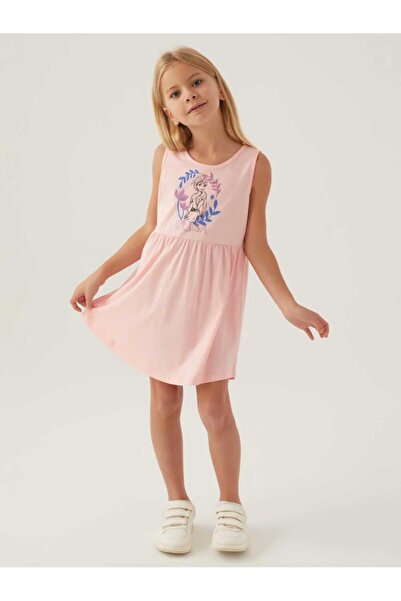 Frozen Roly Poly Girl's 3-8 Years Old Gilet Dress - Powder6-7 Years Old