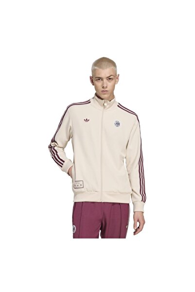 adidas JM7347-E Ajax Amsterdam Terrace Erkek Ceket Krem