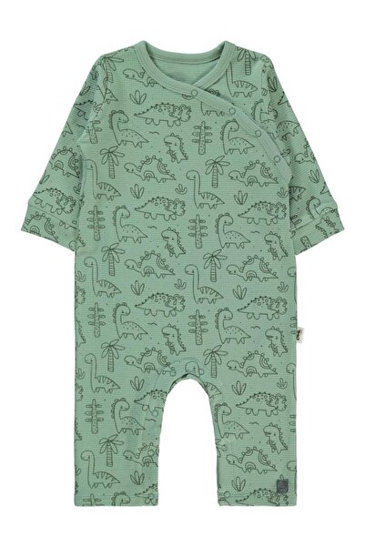 Civil Baby Dinosaur Print 6-18 Months Jumpsuit - Khaki 18-24 Months