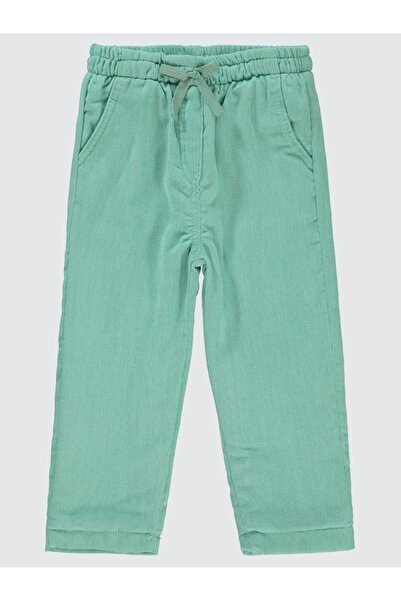 Civil Girls Basic Velsoftlu 2-5 Yaş Pantolon - Yeşil 2-3 Yaş