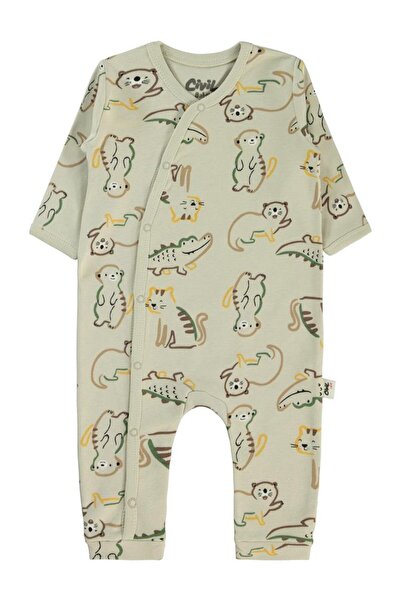 Civil Baby 3-9 Months Baby Boy Mustard Jumpsuit Set of 2