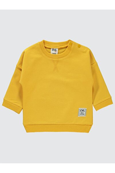 Civil Baby Basic Civil Arma Labelled 6-18 Months Sweatshirt - Yellow 12-18 Months