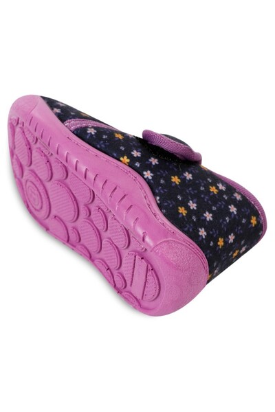 Civil Çiçek Baskılı - Numara Panduf - Lila 26