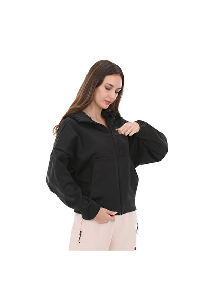 adidas adidas W Z.n.e. Fz Γυναικείο Μαύρο Μπουφάν - JE7848-K