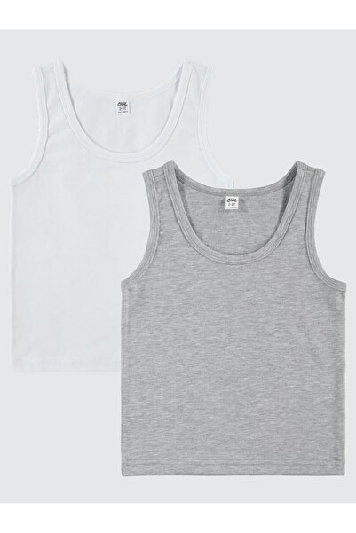 Civil Boys Basic 2-10 Years Old 2-Piece Athlete Set - Gray8-9 Years Old