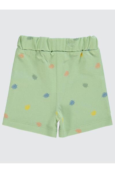 Civil Baby Yaprak Empirme 6-18 Ay Şort - Yeşil9-12 Ay