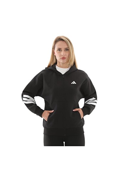 adidas Je0171-K W Fi 3S Fz Hd Women's Jacket Black