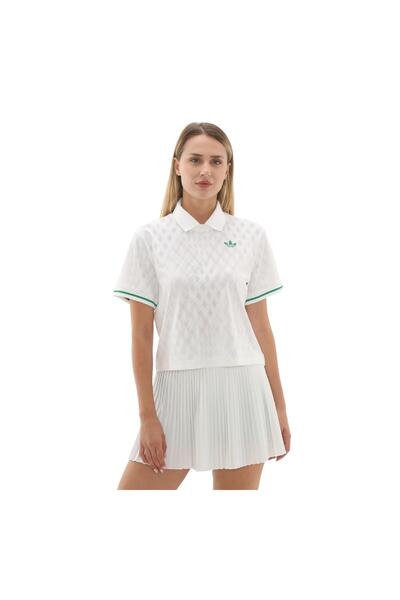 adidas Jm4734-K Adidas Polo Pro Women's T-Shirt White