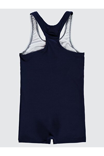 Civil Girls Kız Çocuk Yüzücü Mayo 3-13 Yaş Kırmızı-lacivert